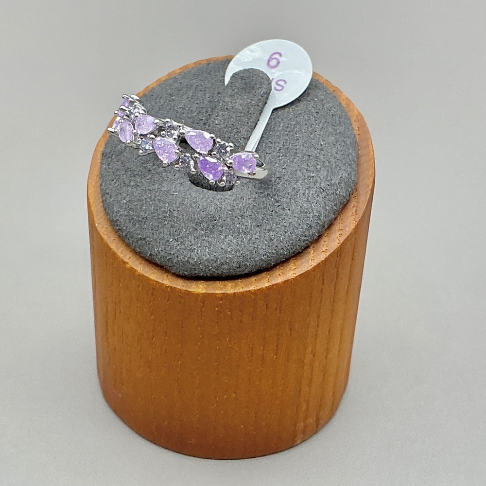 Bomb Party It Had To Be You Ring Women Purple Iris Ice Crystal Cubic Zirconia 6